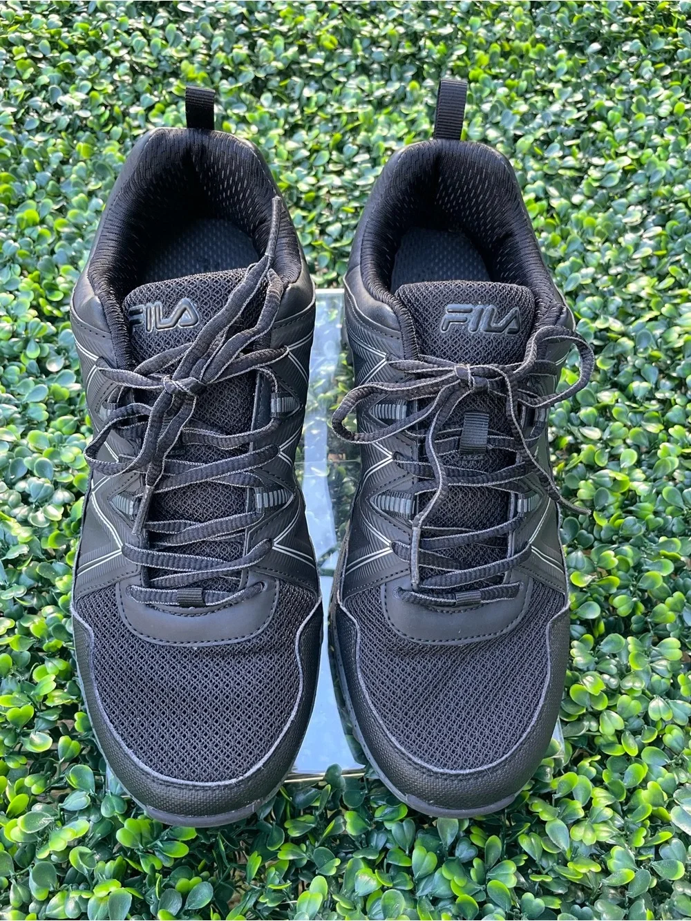 Fila Men's Black Trail Walking Shoes - Lightweight Comfort